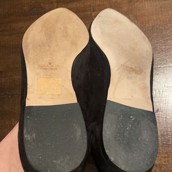 Bellas Black Tassel pointed suede Flats size 37 EU 6 US - Picture 4 of 6